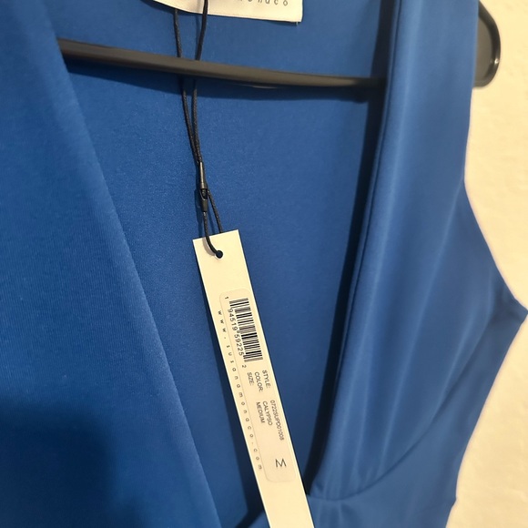 Revolve Susana Monaco Plunge Wire-Front Sleeveless mini Bodycon Dress - Picture 3 of 6